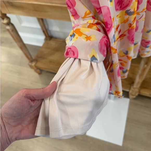 Betsey Johnson Pink Flutter Sleeve Midi Dress - Picture 3 of 8